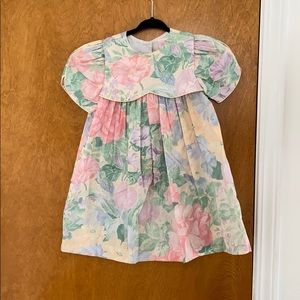 Vintage floral children’s dress